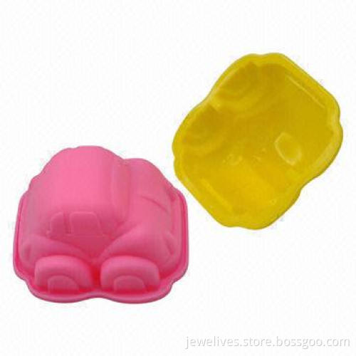 Single lovely jeep-shaped silicone cake baking pans